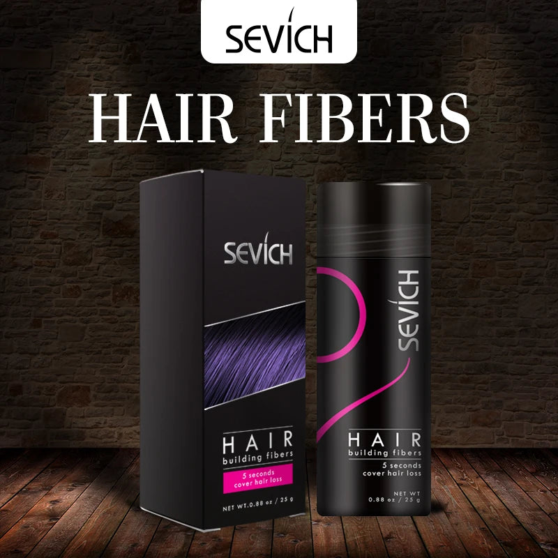 Sevich Hair Building Fibers 25g – Hair Thickening & Bald Spot Concealer