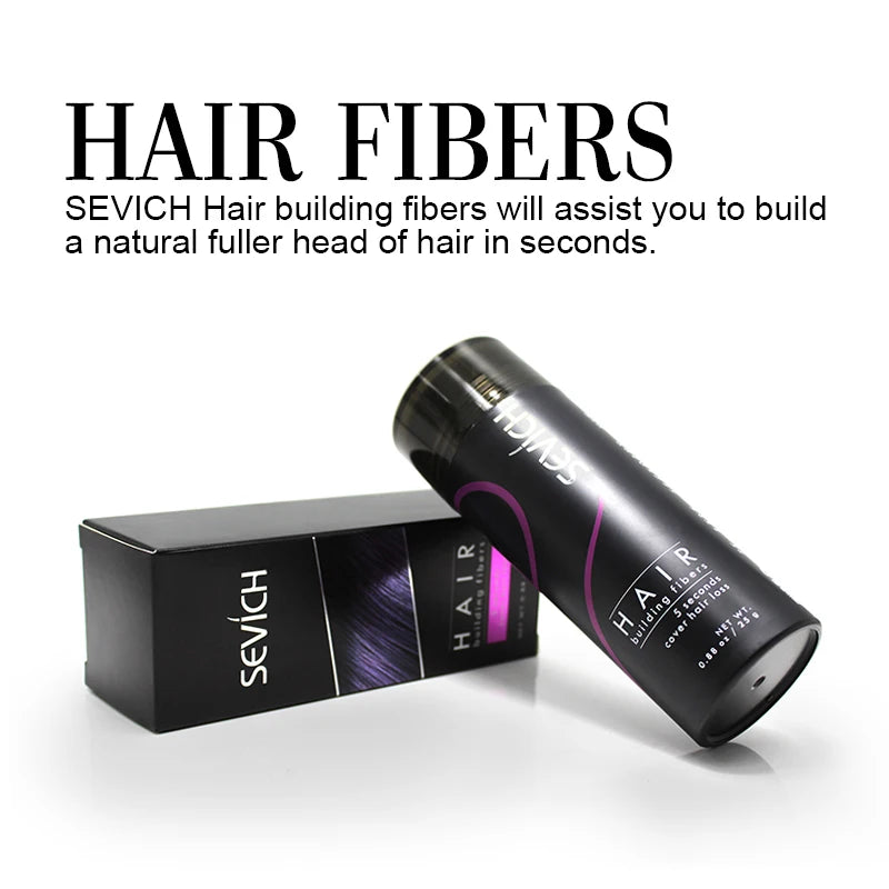 Sevich Hair Building Fibers 25g – Hair Thickening & Bald Spot Concealer