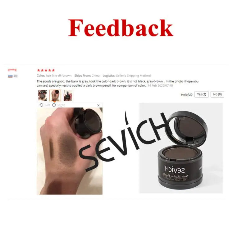 Sevich Hairline Powder 4g – Natural Hair Concealer