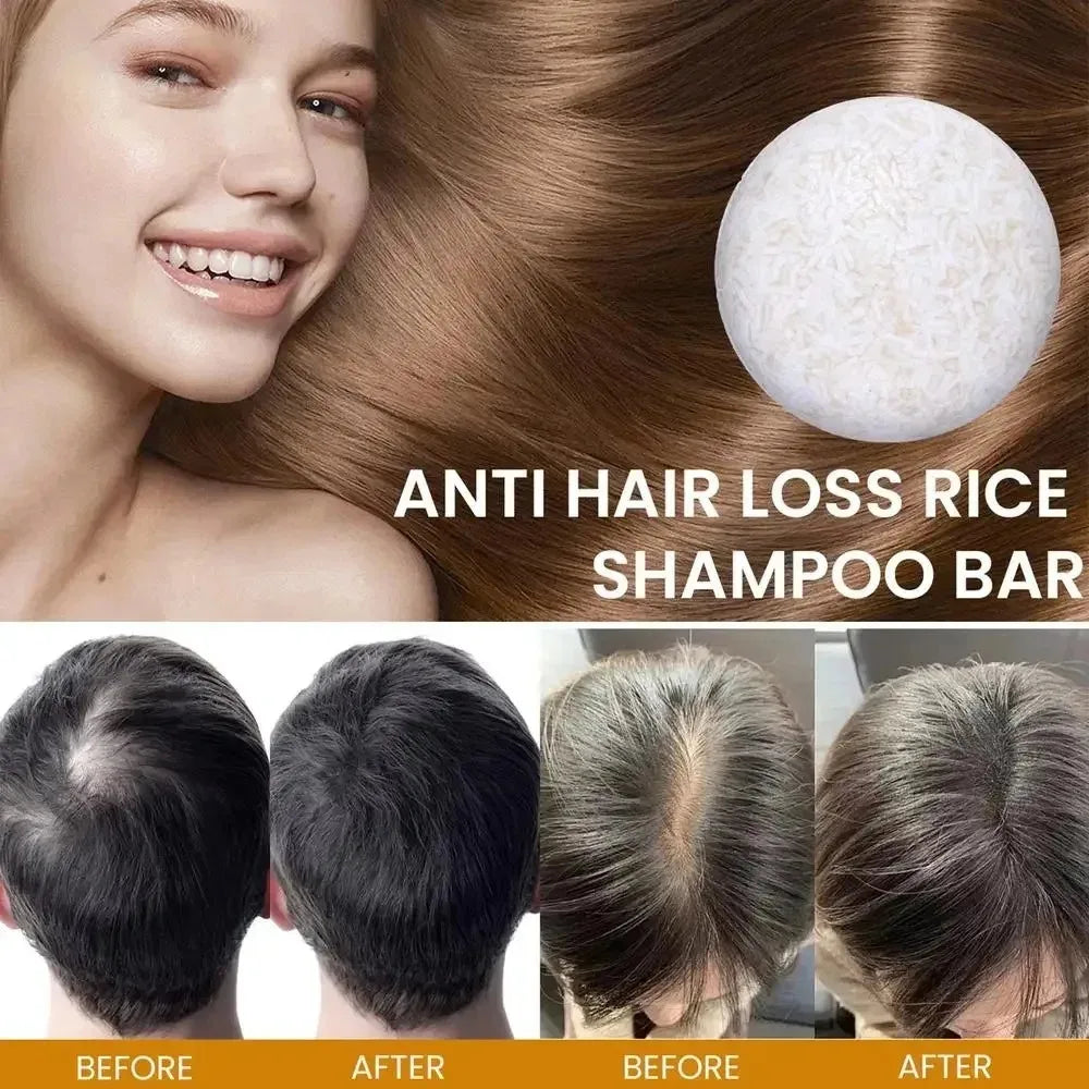 Organic Rice Shampoo Bar – Gentle Hair Care