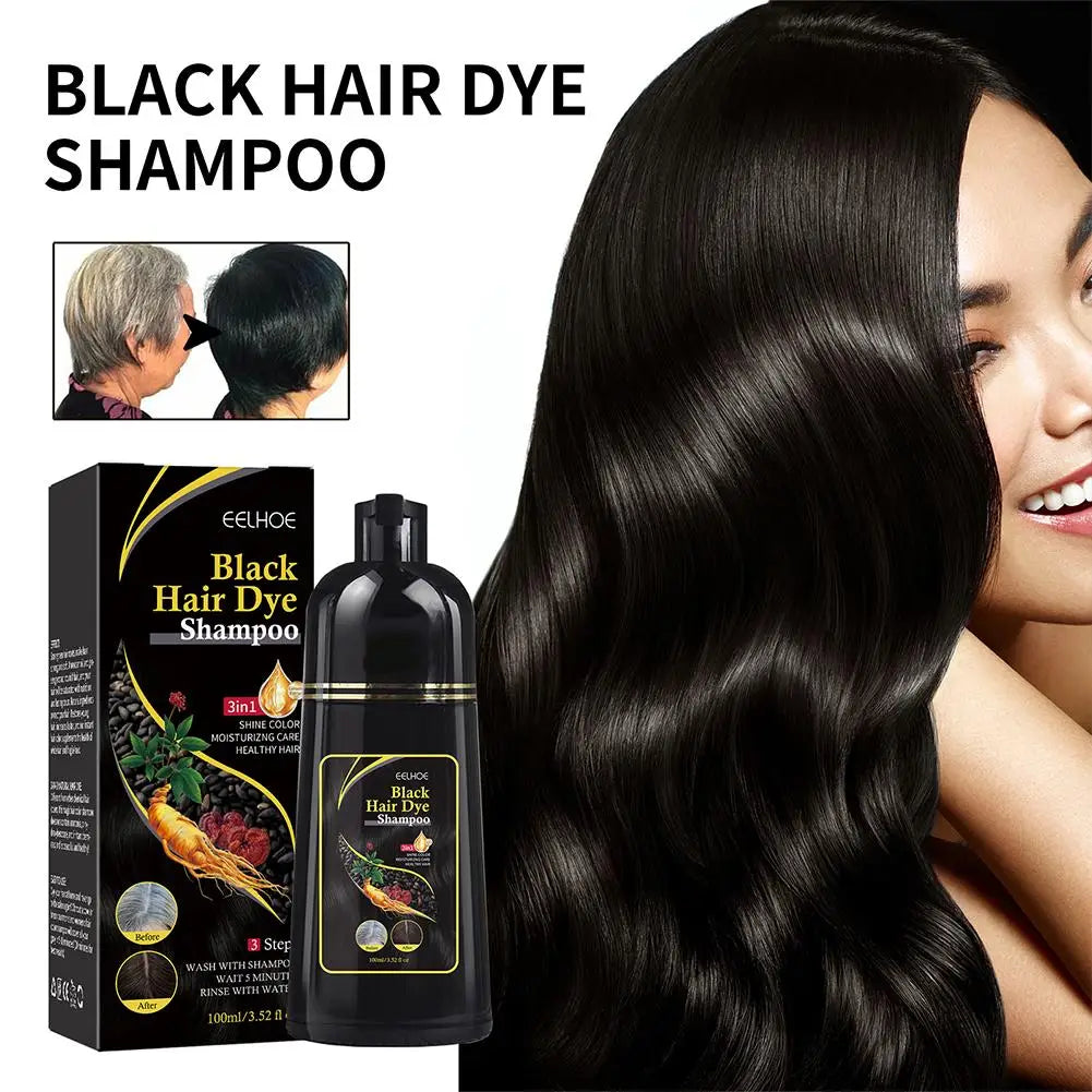 Magic Herbal Hair Dye Shampoo 3-in-1 – Grey Coverage (100ml)