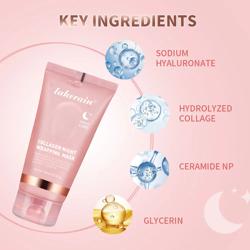 Collagen Jelly Overnight Facial Mask – Hydrating & Firming Peel-Off