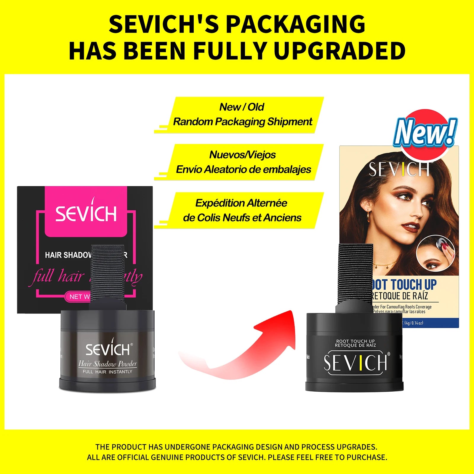 Sevich Hairline Powder 4g – Natural Hair Concealer
