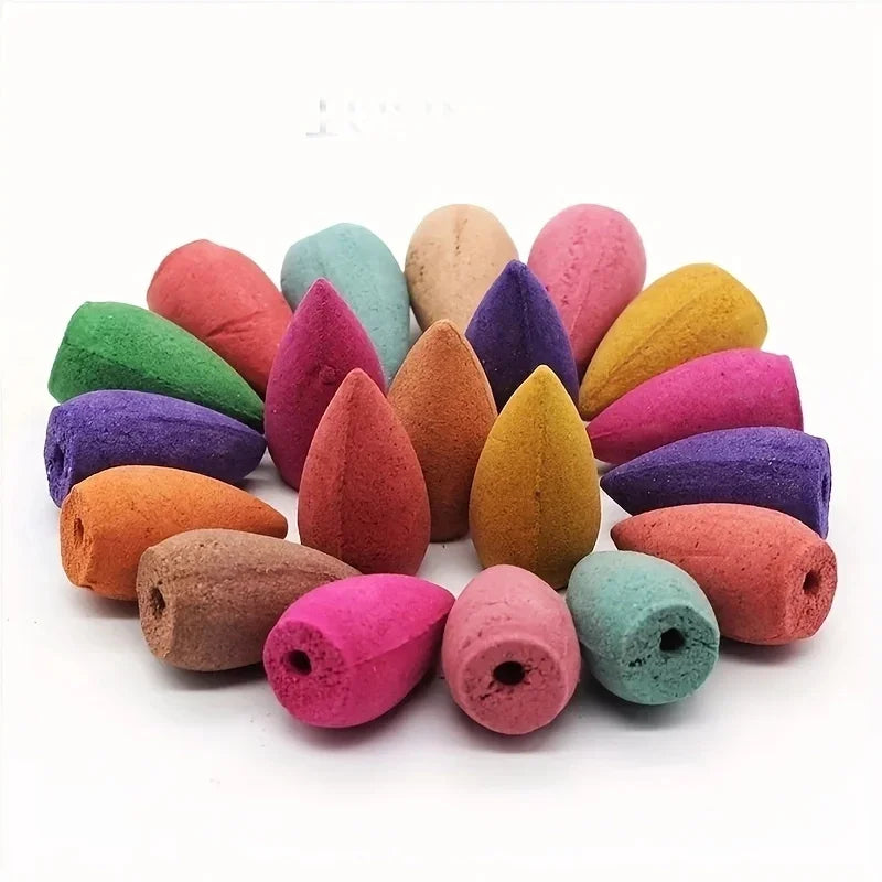 Backflow Incense Cones – Mixed Natural Scents