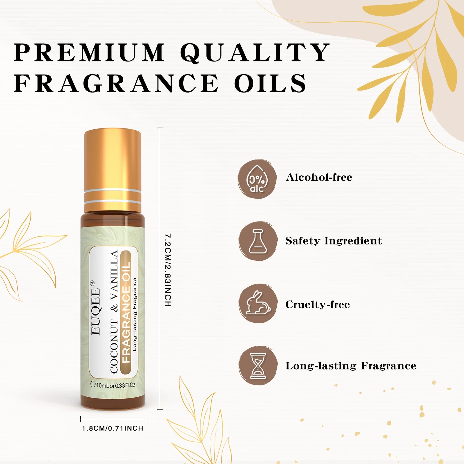EUQEE Fragrance Oil Roll-On 10ml