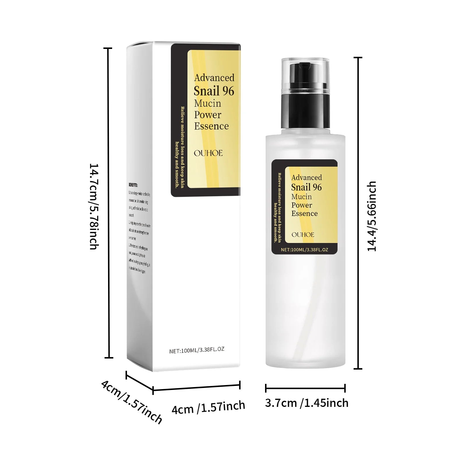 Snail 96 Mucin Power Essence – Anti-Aging & Brightening