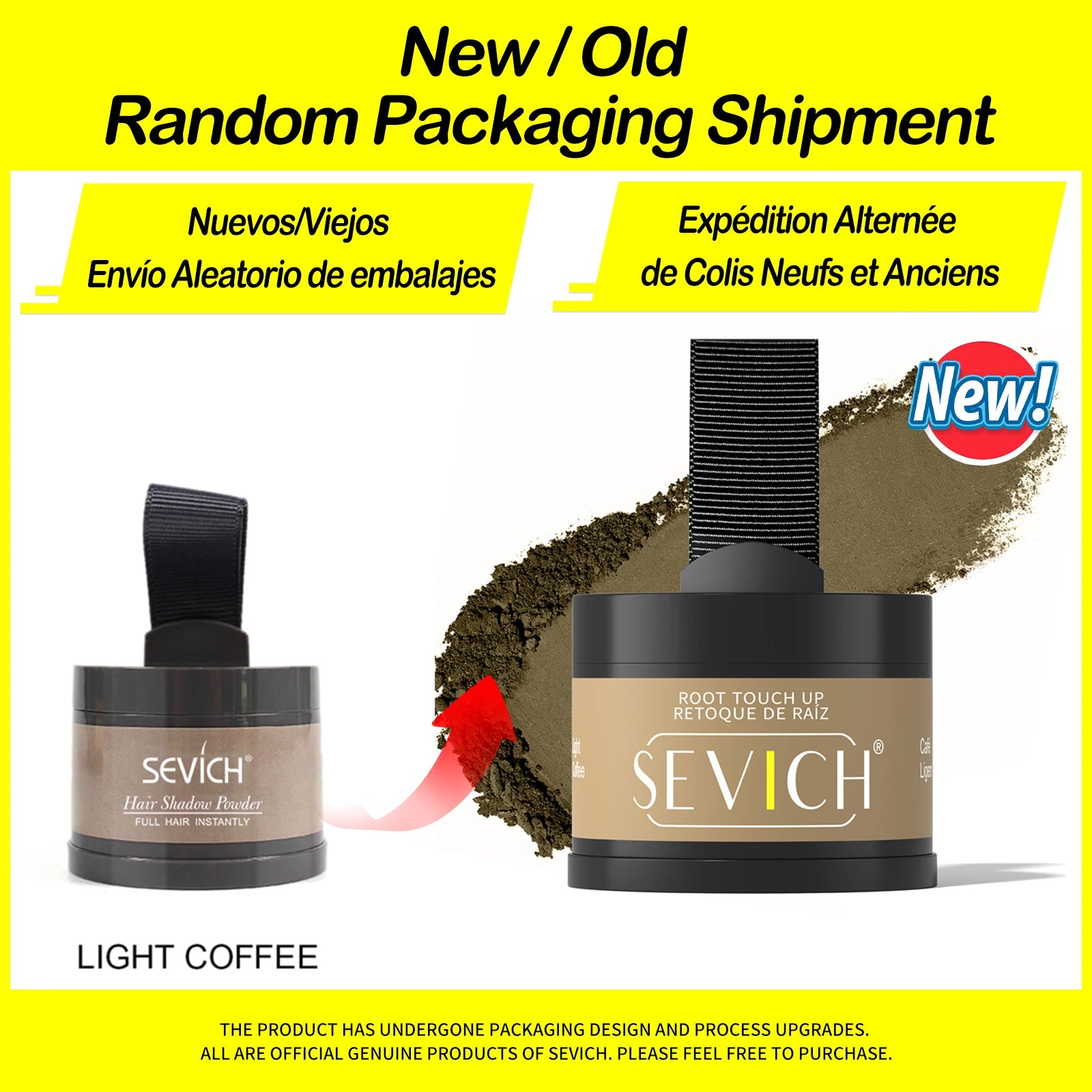 Sevich Hairline Powder 4g – Natural Hair Concealer