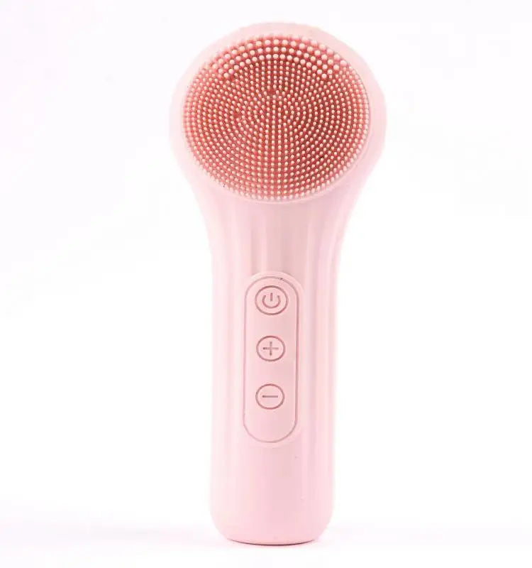 Electric Silicone Face Brush – Heated, Waterproof & 5-Speed