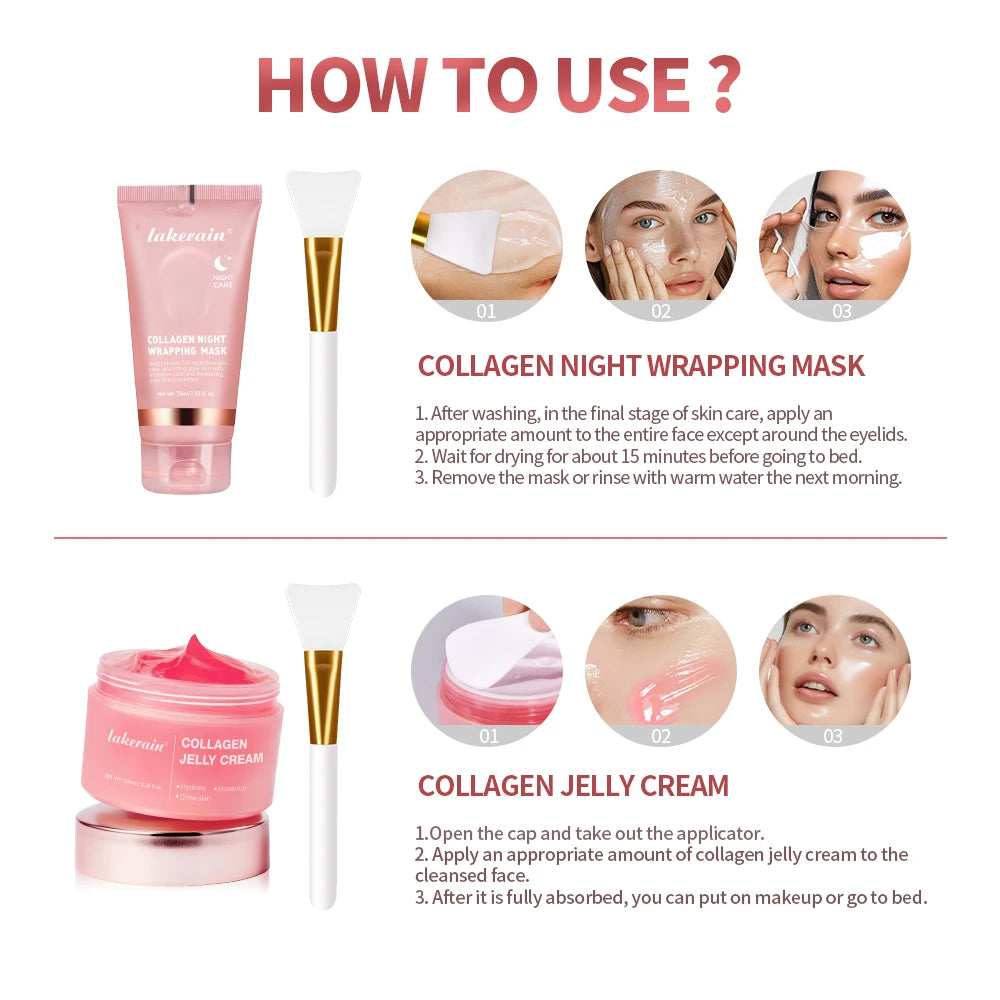 Collagen Jelly Overnight Facial Mask – Hydrating & Firming Peel-Off