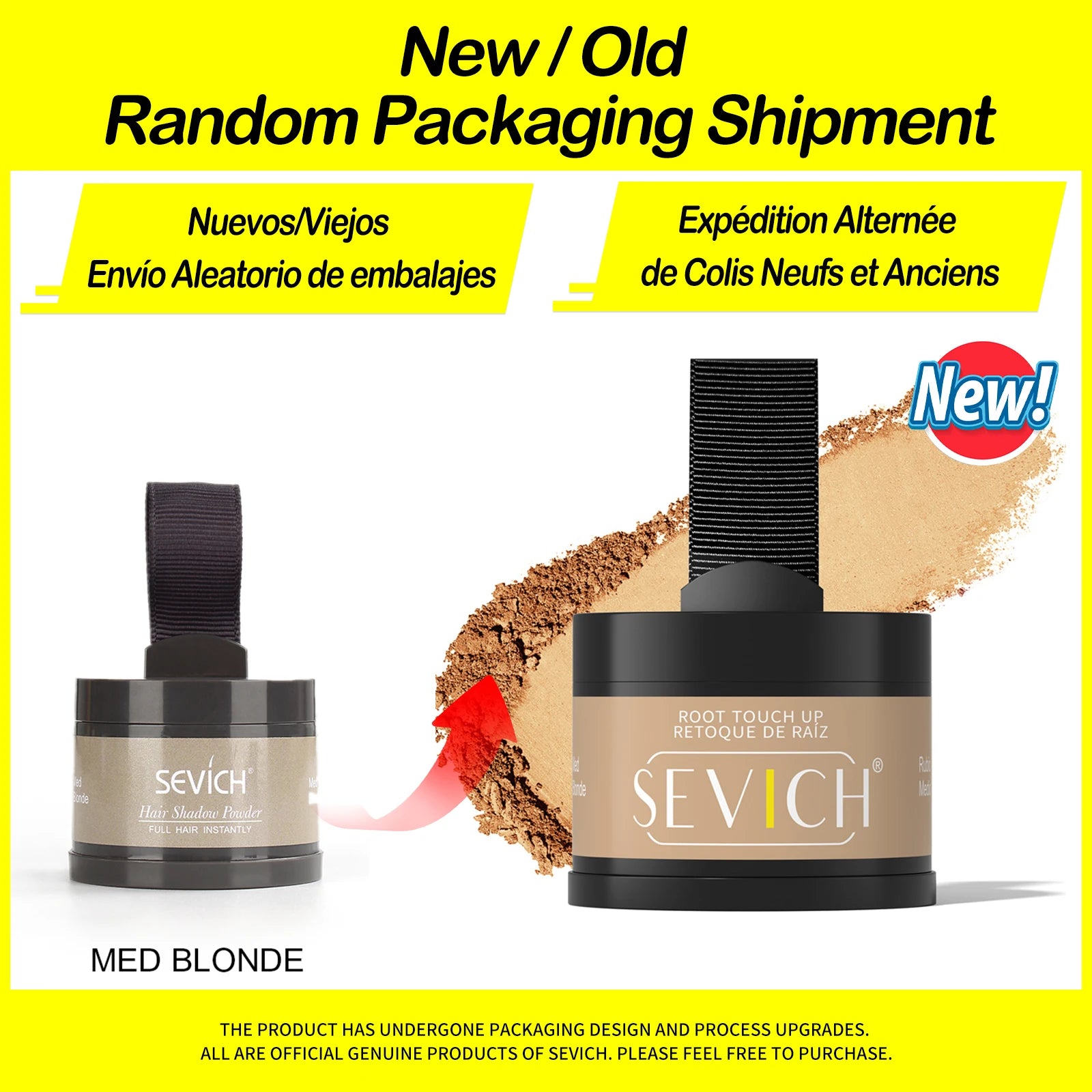 Sevich Hairline Powder 4g – Natural Hair Concealer