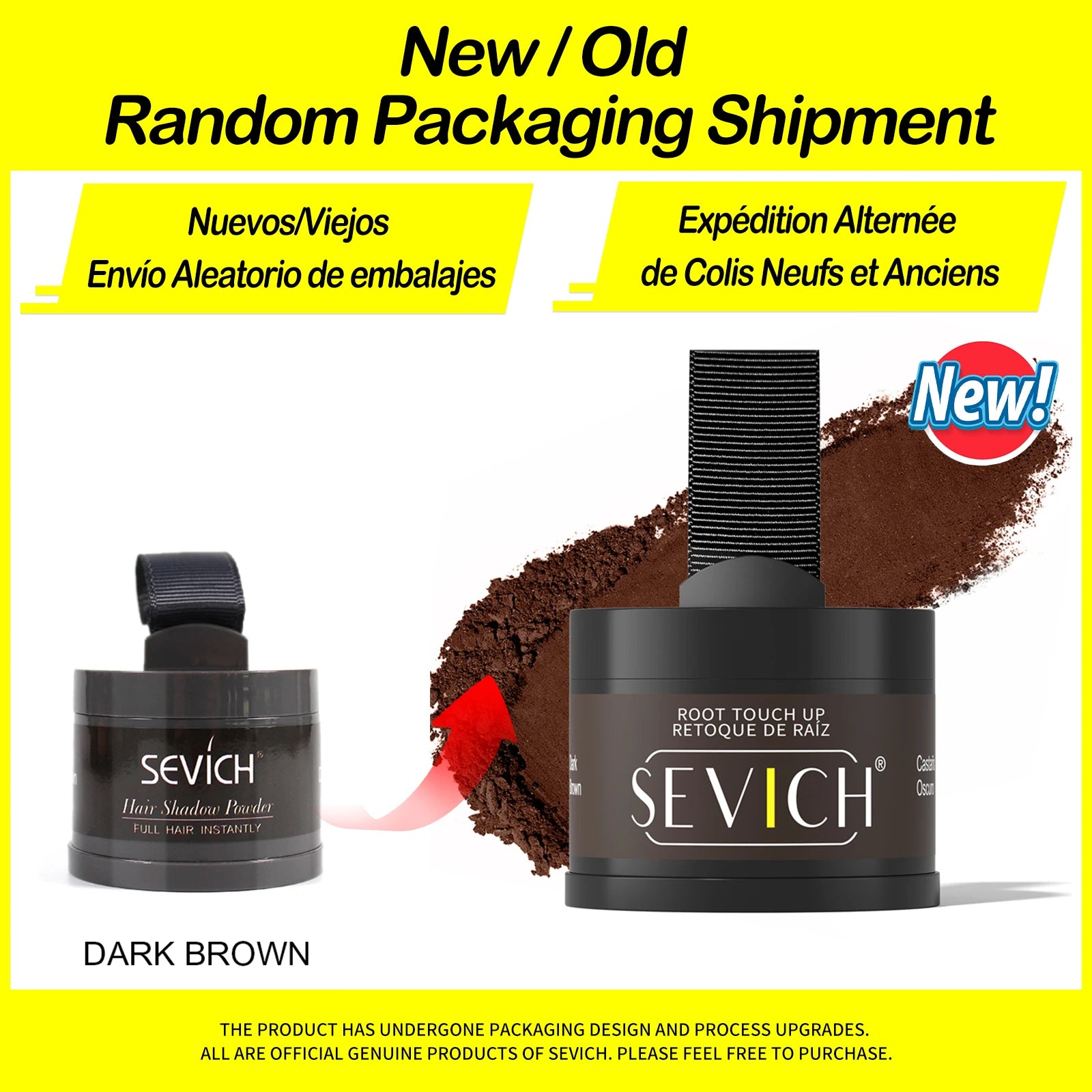 Sevich Hairline Powder 4g – Natural Hair Concealer