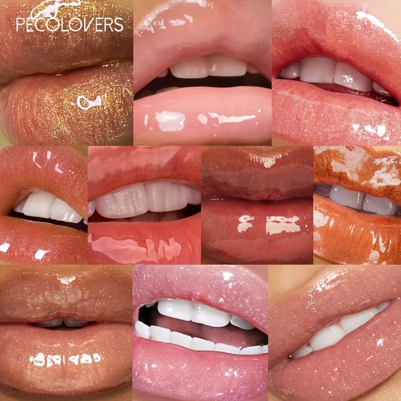 Glitter Fruit Lip Gloss – Moisturizing & Transparent