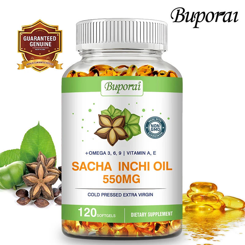 Organic Sacha Inchi Oil Capsules – Heart & Joint Support