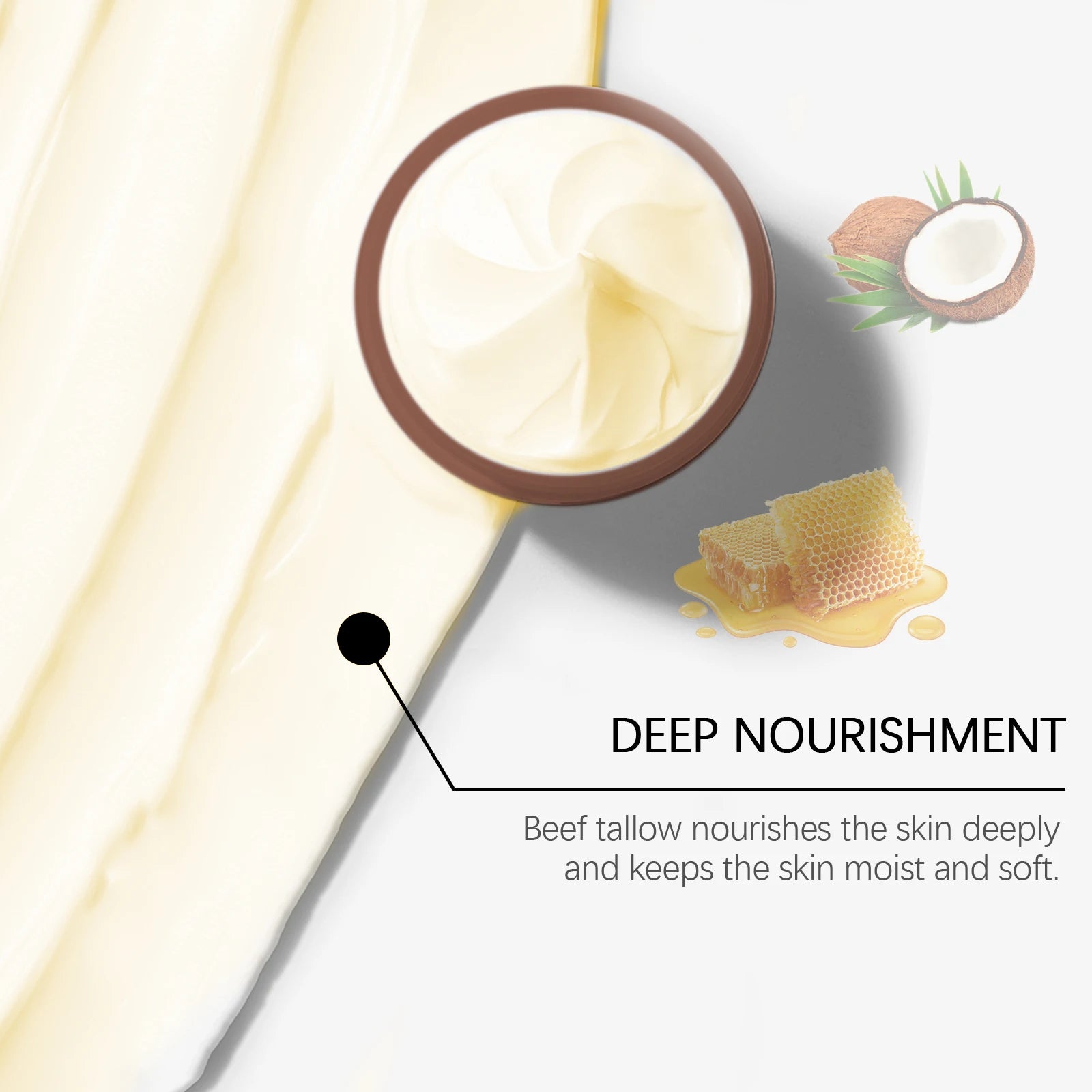 Beef Tallow Face Cream – Moisturizing & Firming Skincare