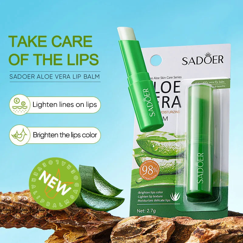 SADOER Aloe Lip Balm – Nourishing & Repairing Care