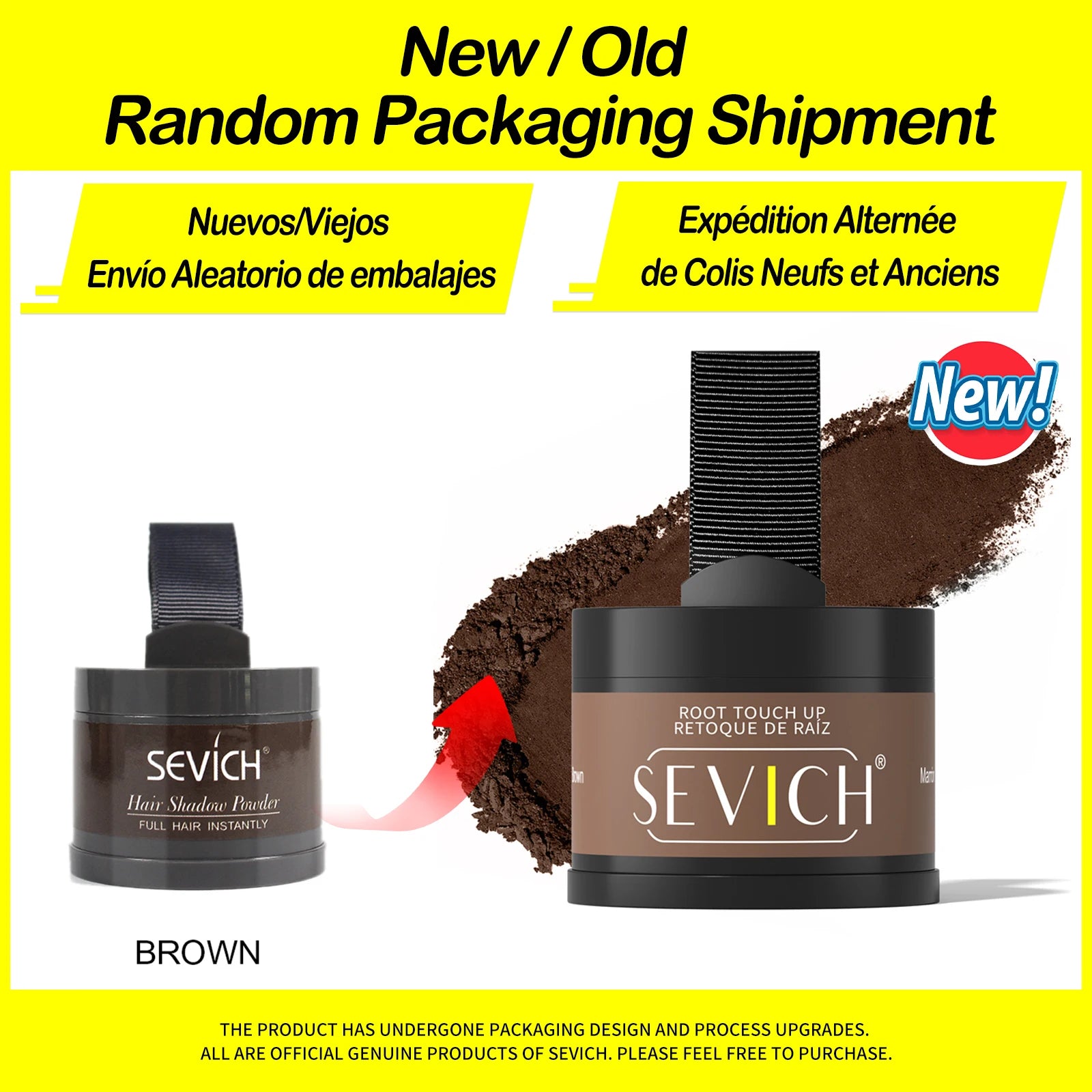 Sevich Hairline Powder 4g – Natural Hair Concealer