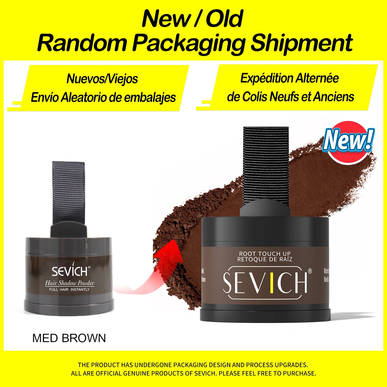 Sevich Hairline Powder 4g – Natural Hair Concealer