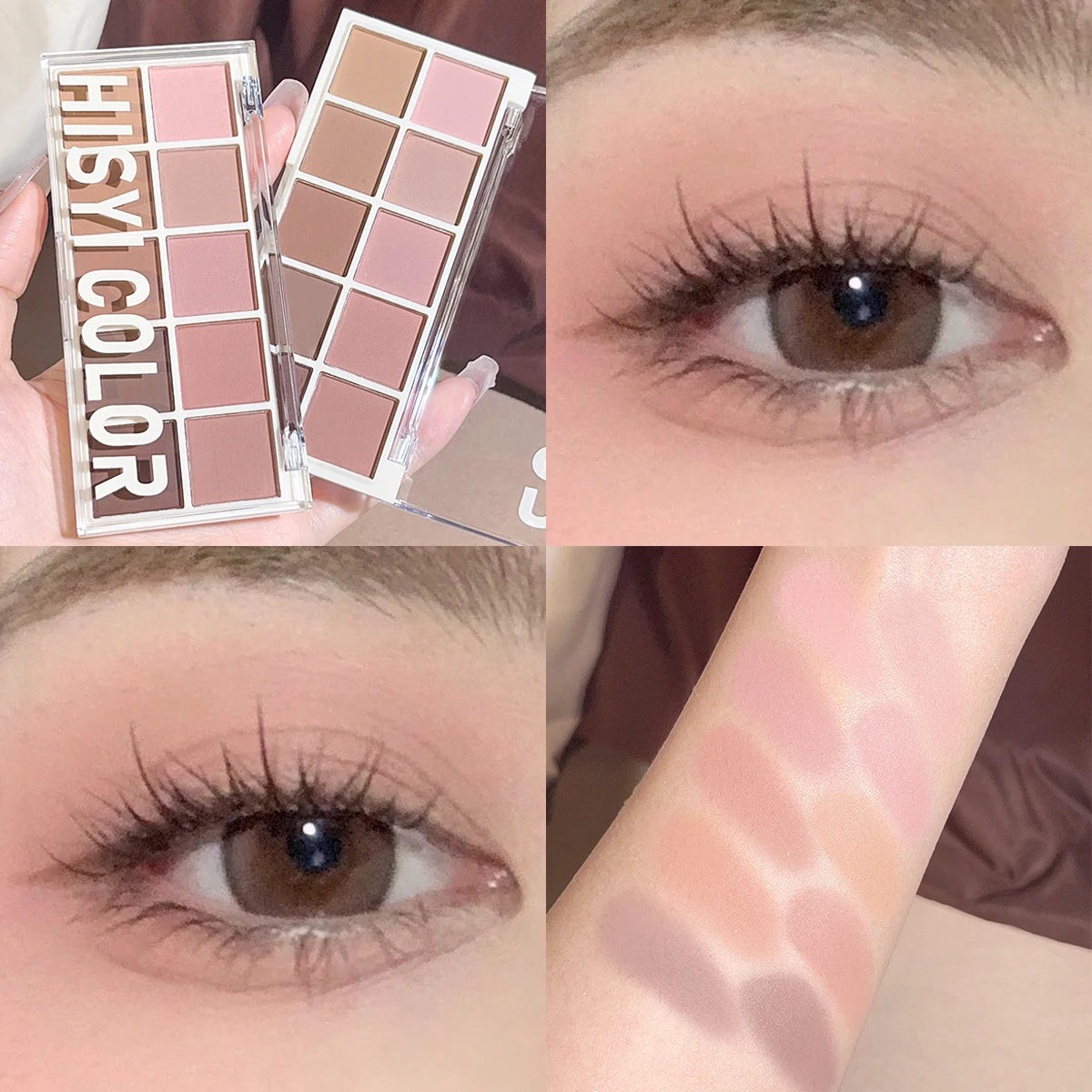 10-Color Star Eye Shadow Palette – Pearl & Matte