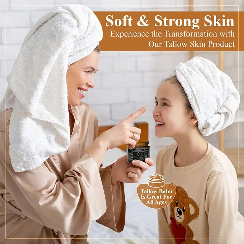 Organic Beef Tallow Balm – Honey Moisturizing Cream