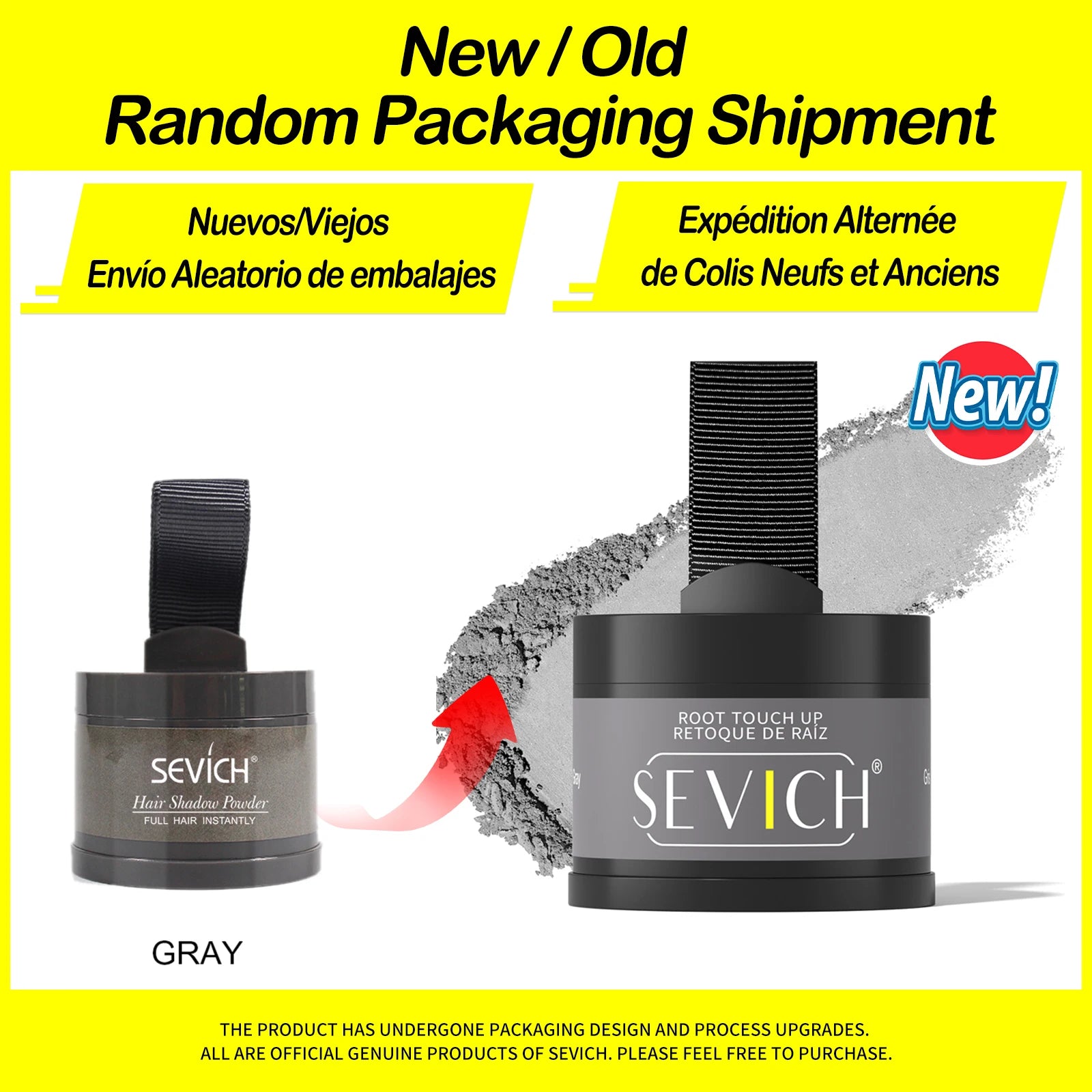 Sevich Hairline Powder 4g – Natural Hair Concealer