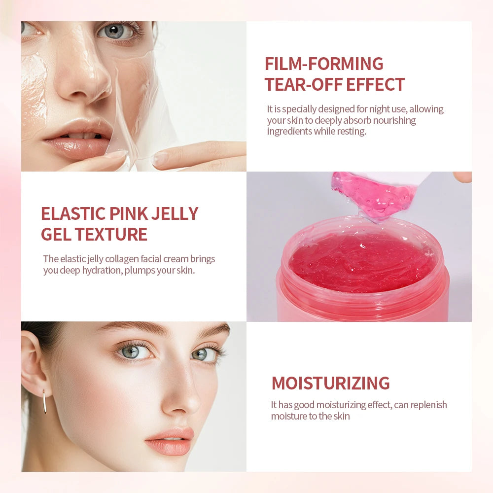 Collagen Jelly Overnight Facial Mask – Hydrating & Firming Peel-Off