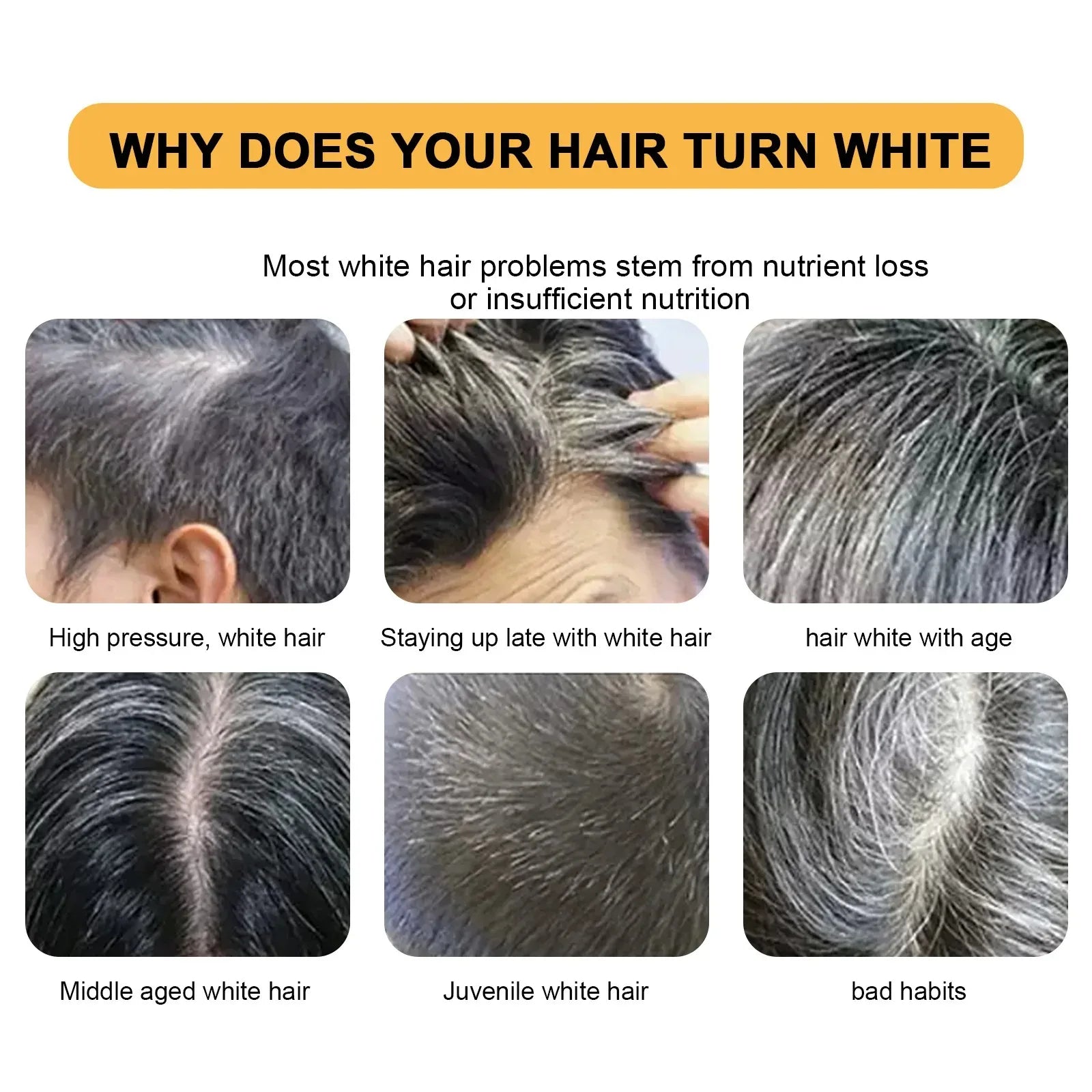 Polygonum Multiflorum Black & White Hair Repair Soap