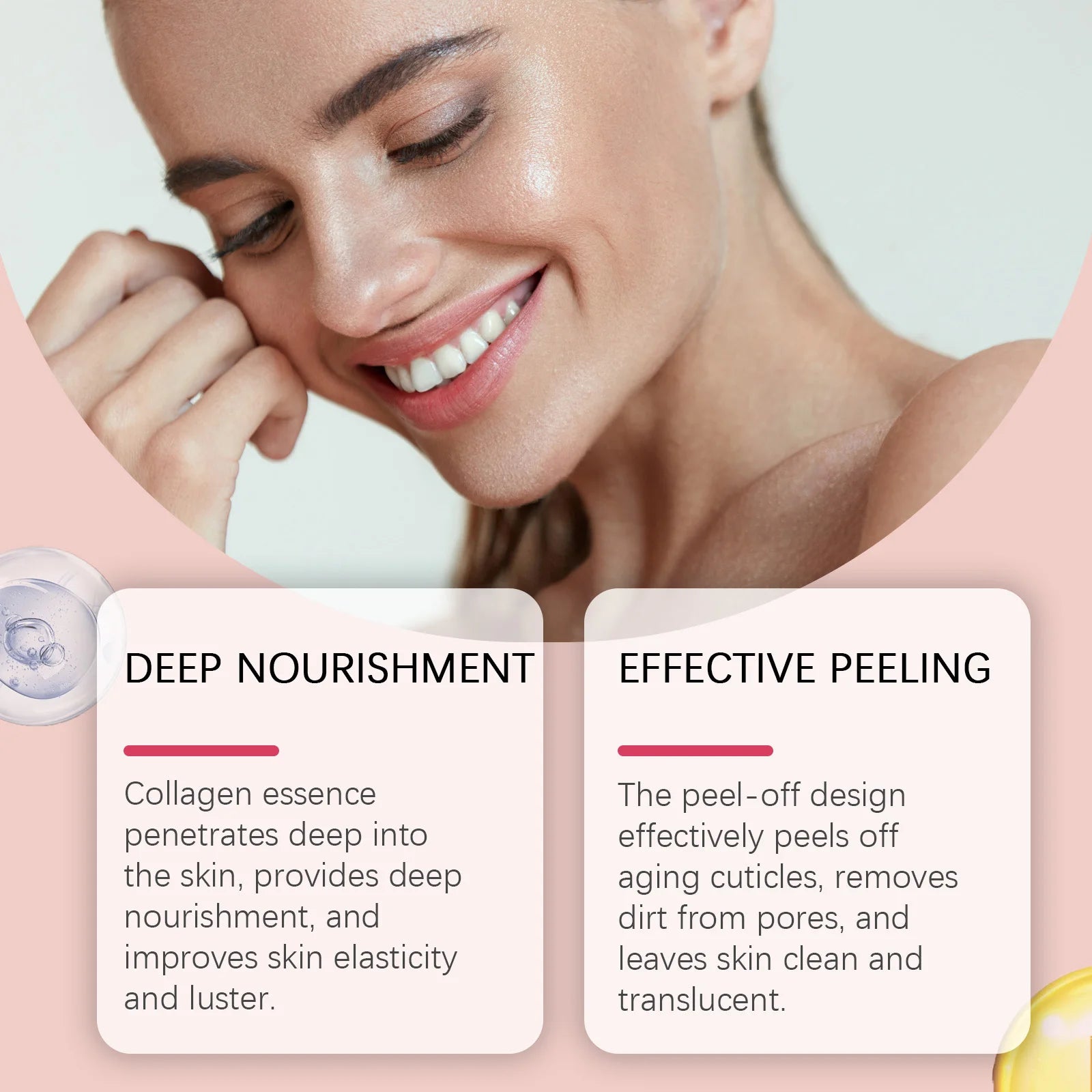 Ouhoe Collagen Peel-Off Mask – Anti-Wrinkle & Hydrating