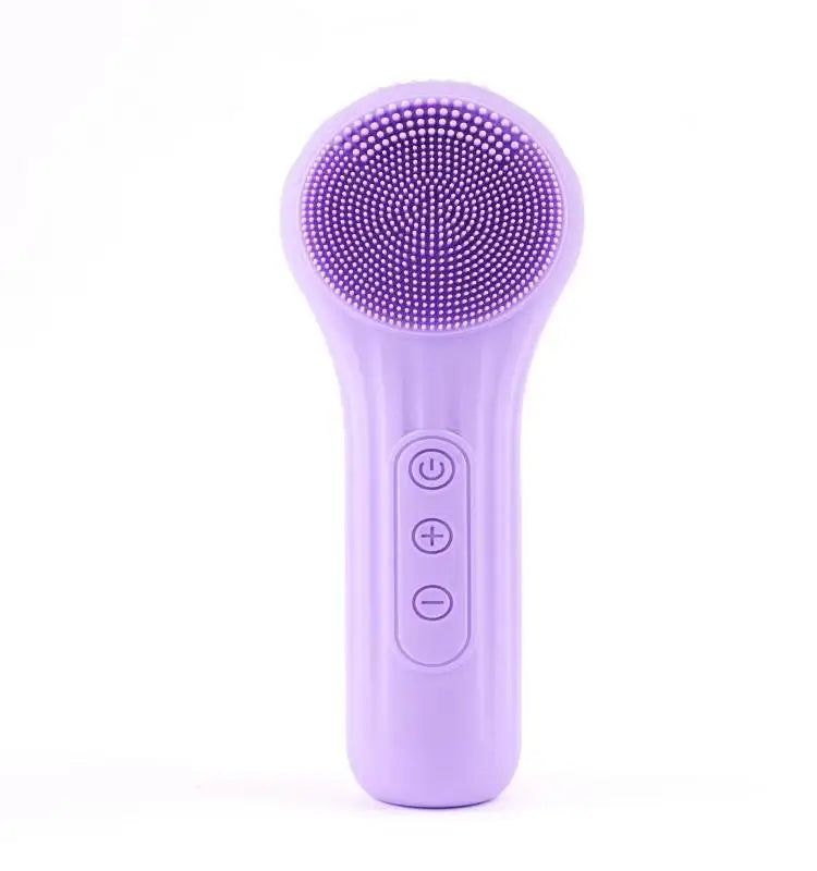 Electric Silicone Face Brush – Heated, Waterproof & 5-Speed