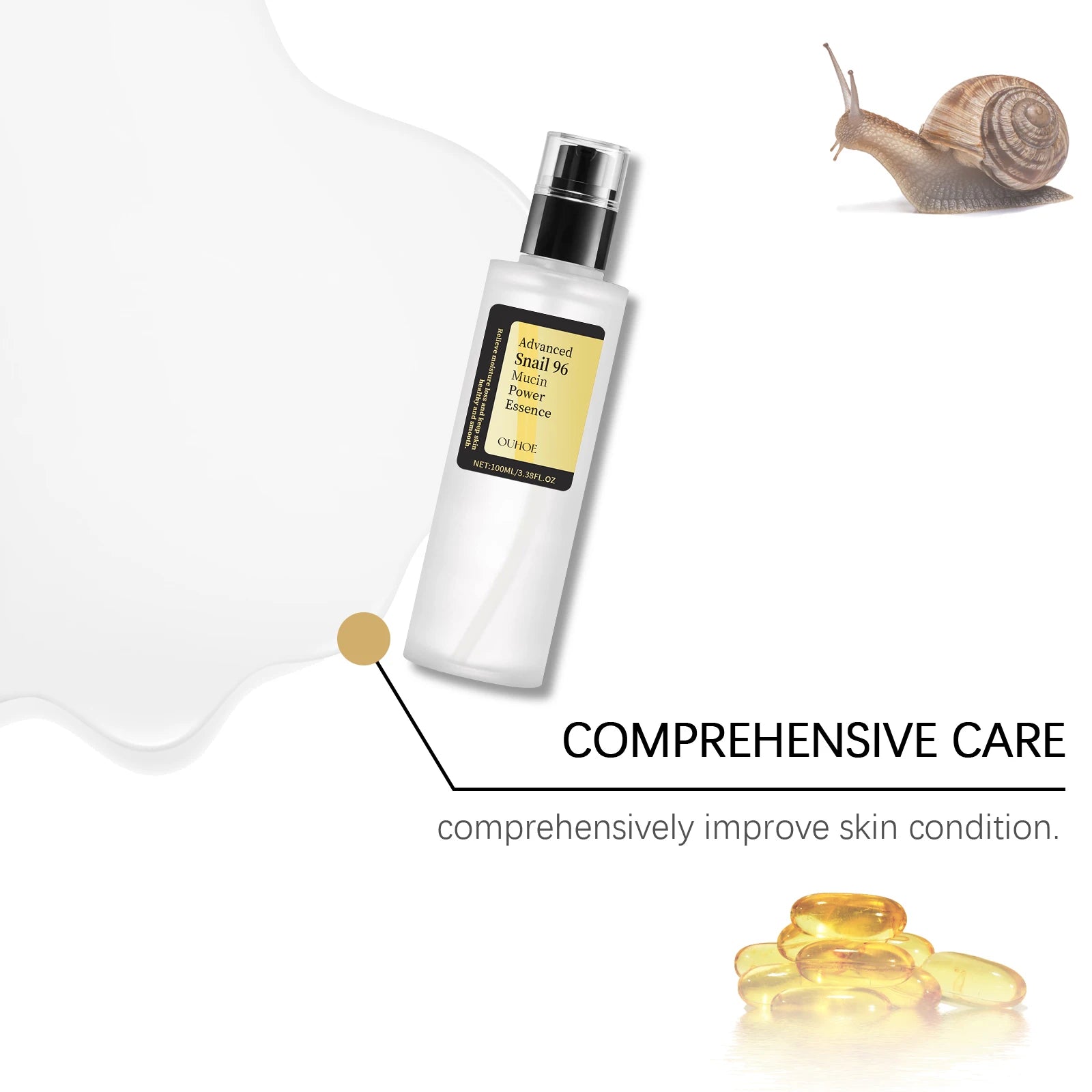 Snail 96 Mucin Power Essence – Anti-Aging & Brightening
