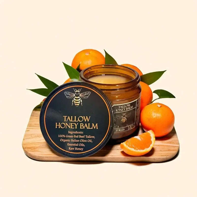 Organic Beef Tallow Balm – Honey Moisturizing Cream