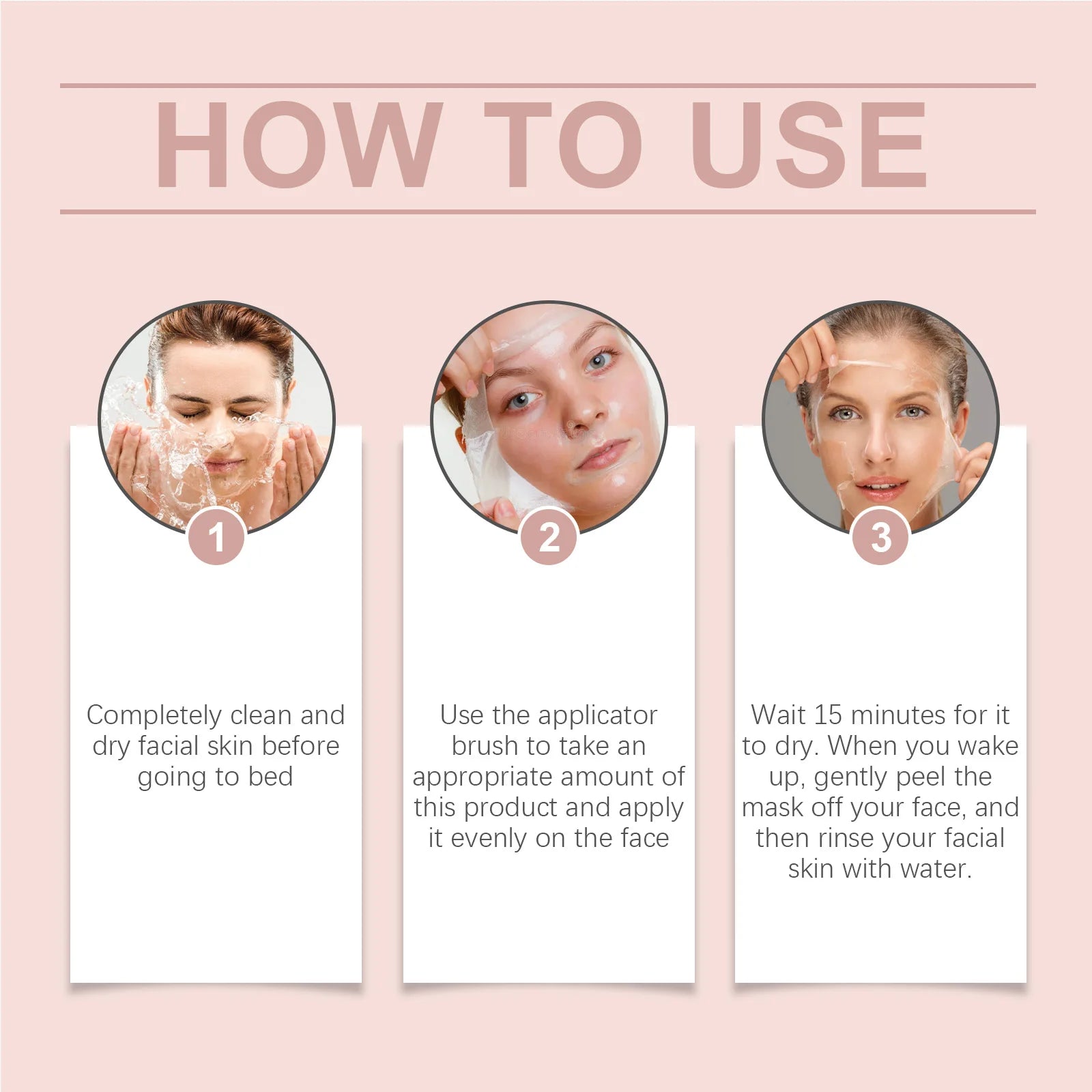 Ouhoe Collagen Peel-Off Mask – Anti-Wrinkle & Hydrating