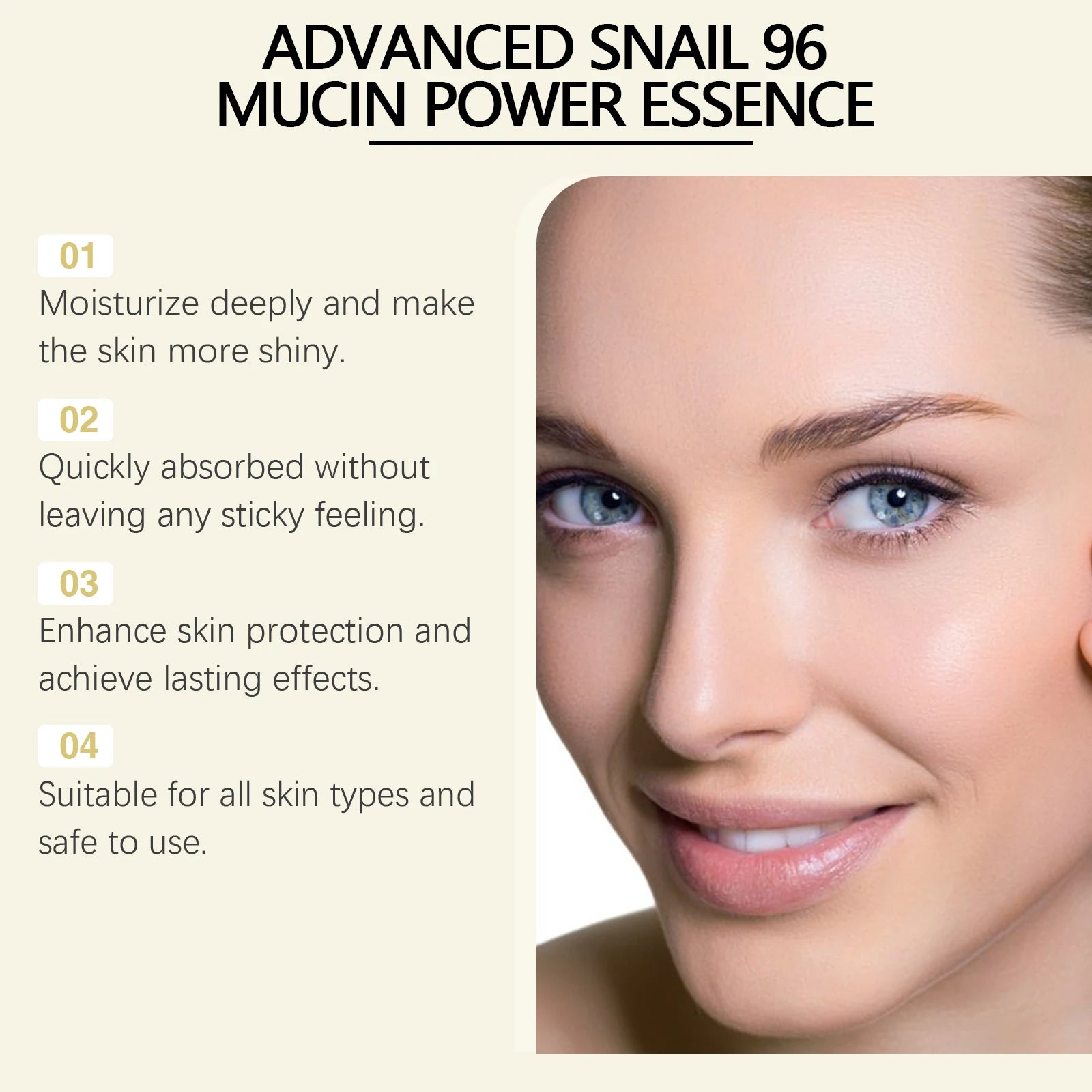 Snail 96 Mucin Power Essence – Anti-Aging & Brightening