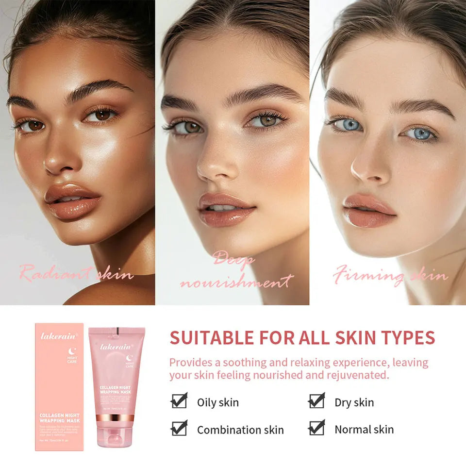 Collagen Jelly Overnight Facial Mask – Hydrating & Firming Peel-Off