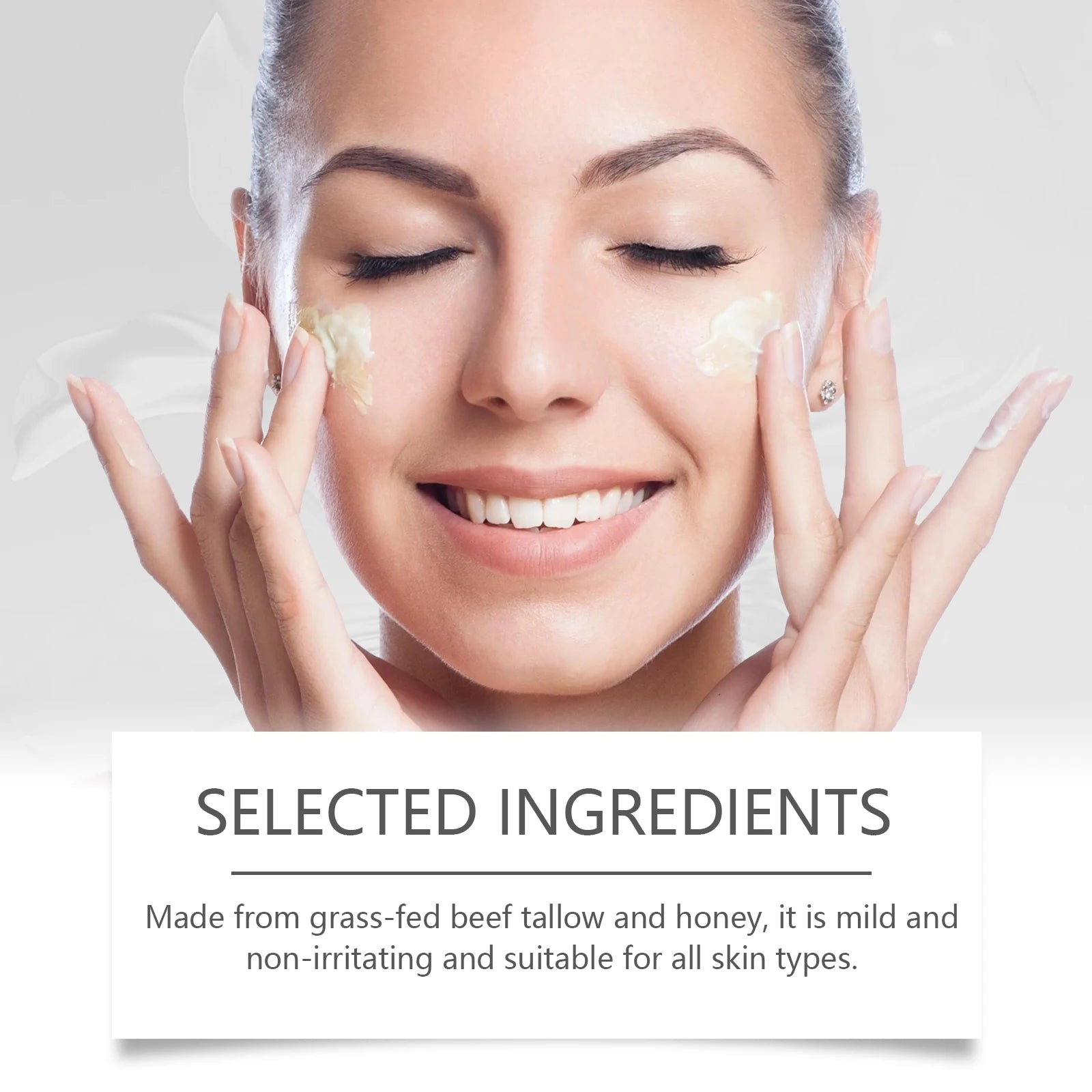 Beef Tallow Face Cream – Moisturizing & Firming Skincare