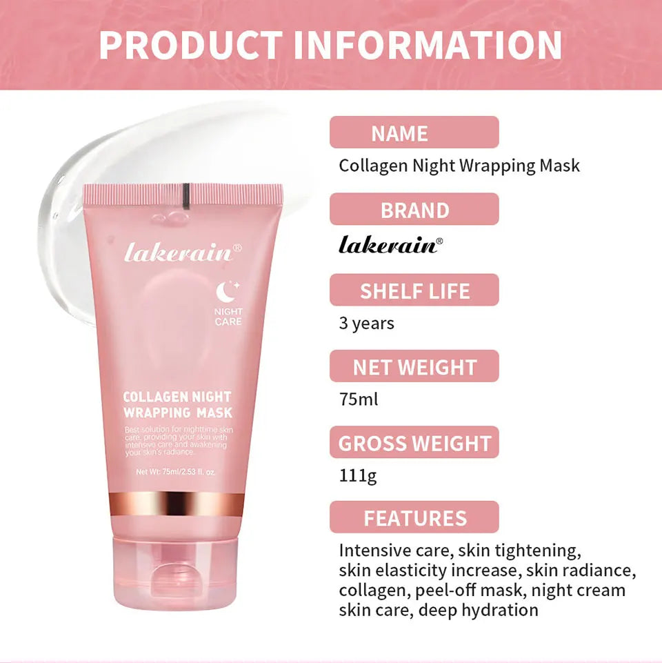 Collagen Jelly Overnight Facial Mask – Hydrating & Firming Peel-Off