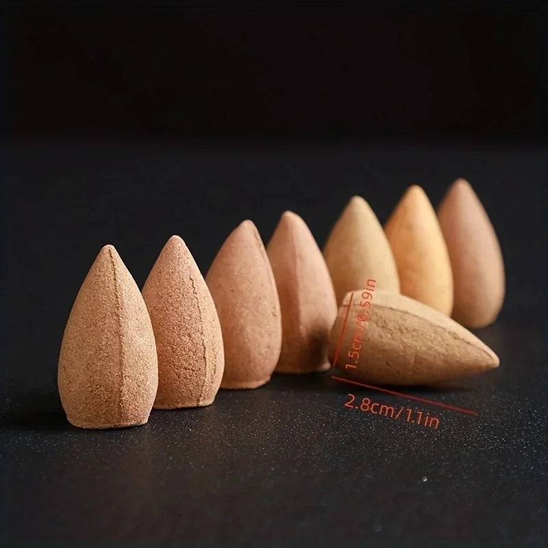 Backflow Incense Cones – Mixed Natural Scents