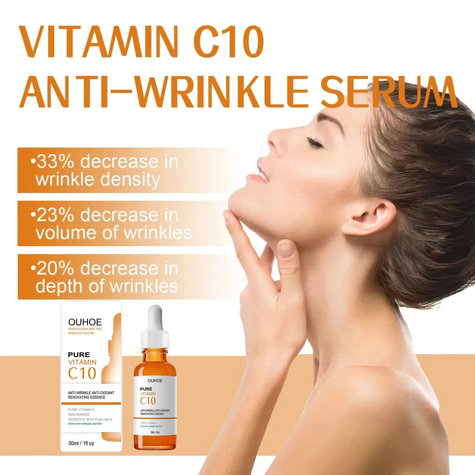 Vitamin C Face Serum – Wrinkle Remover & Brightening