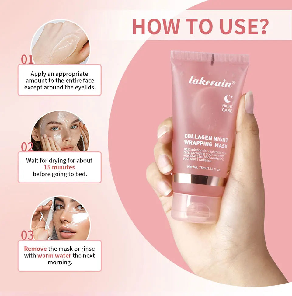 Collagen Jelly Overnight Facial Mask – Hydrating & Firming Peel-Off