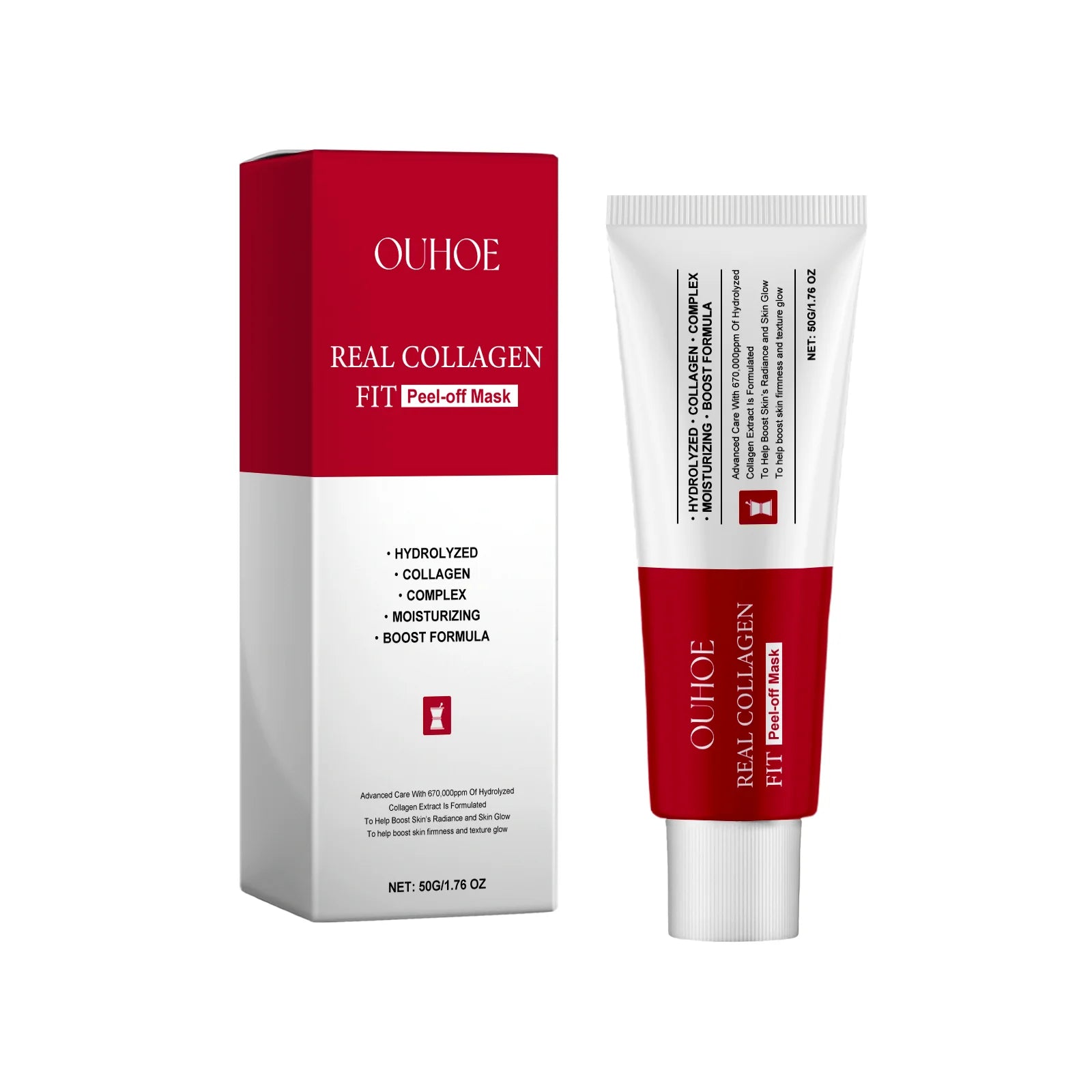 Ouhoe Collagen Peel-Off Mask – Anti-Wrinkle & Hydrating