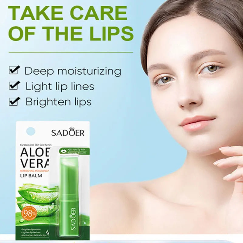 SADOER Aloe Lip Balm – Nourishing & Repairing Care