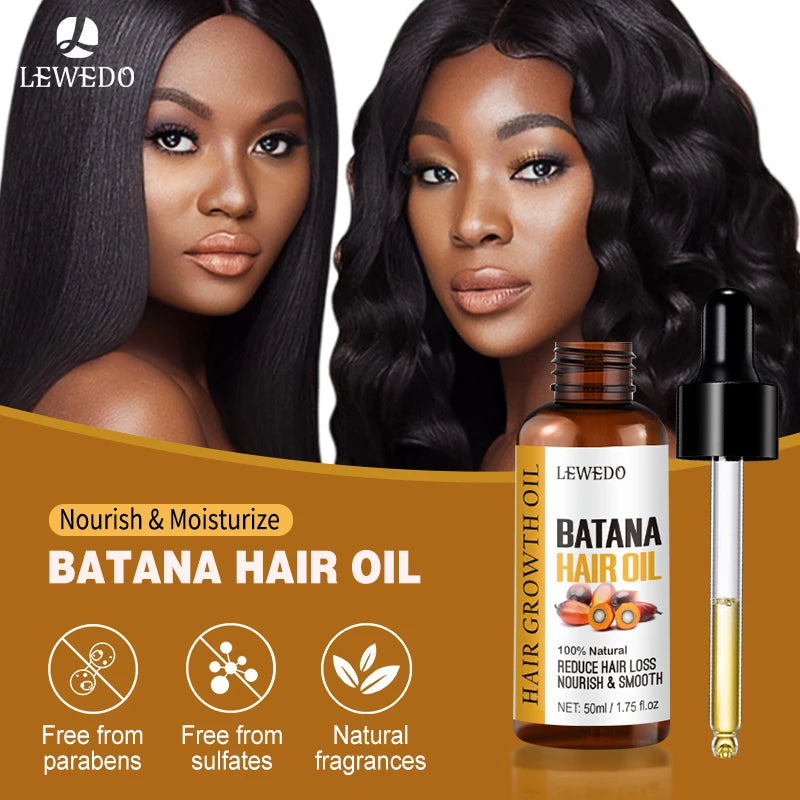 Lewedo Naturals Batana Oil – Fast Hair Growth & Anti Hair Loss