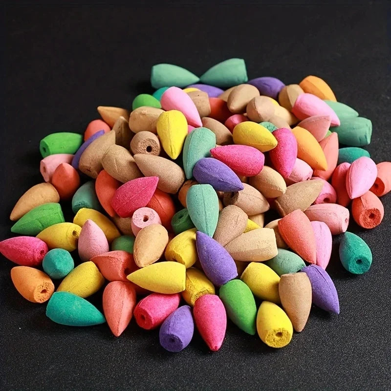 Backflow Incense Cones – Mixed Natural Scents