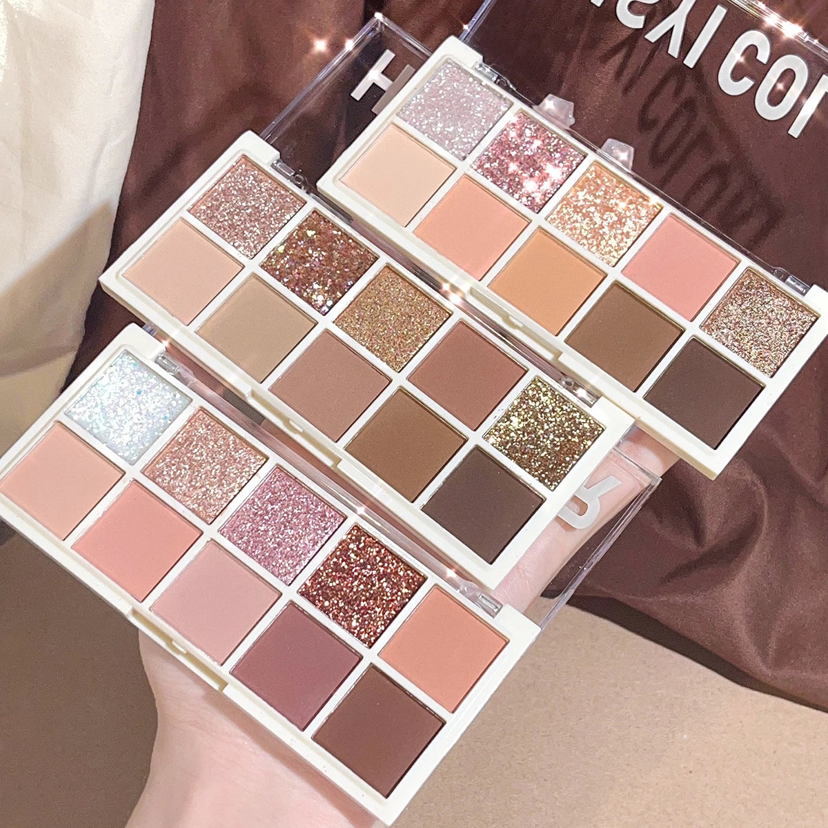 10-Color Star Eye Shadow Palette – Pearl & Matte