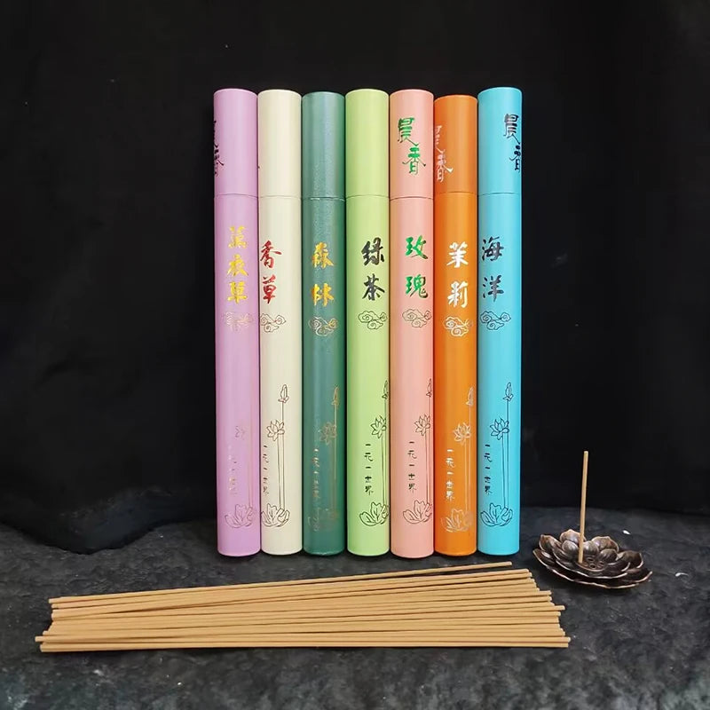 Natural Sandalwood Incense – 40 Sticks/Pot Aromatherapy