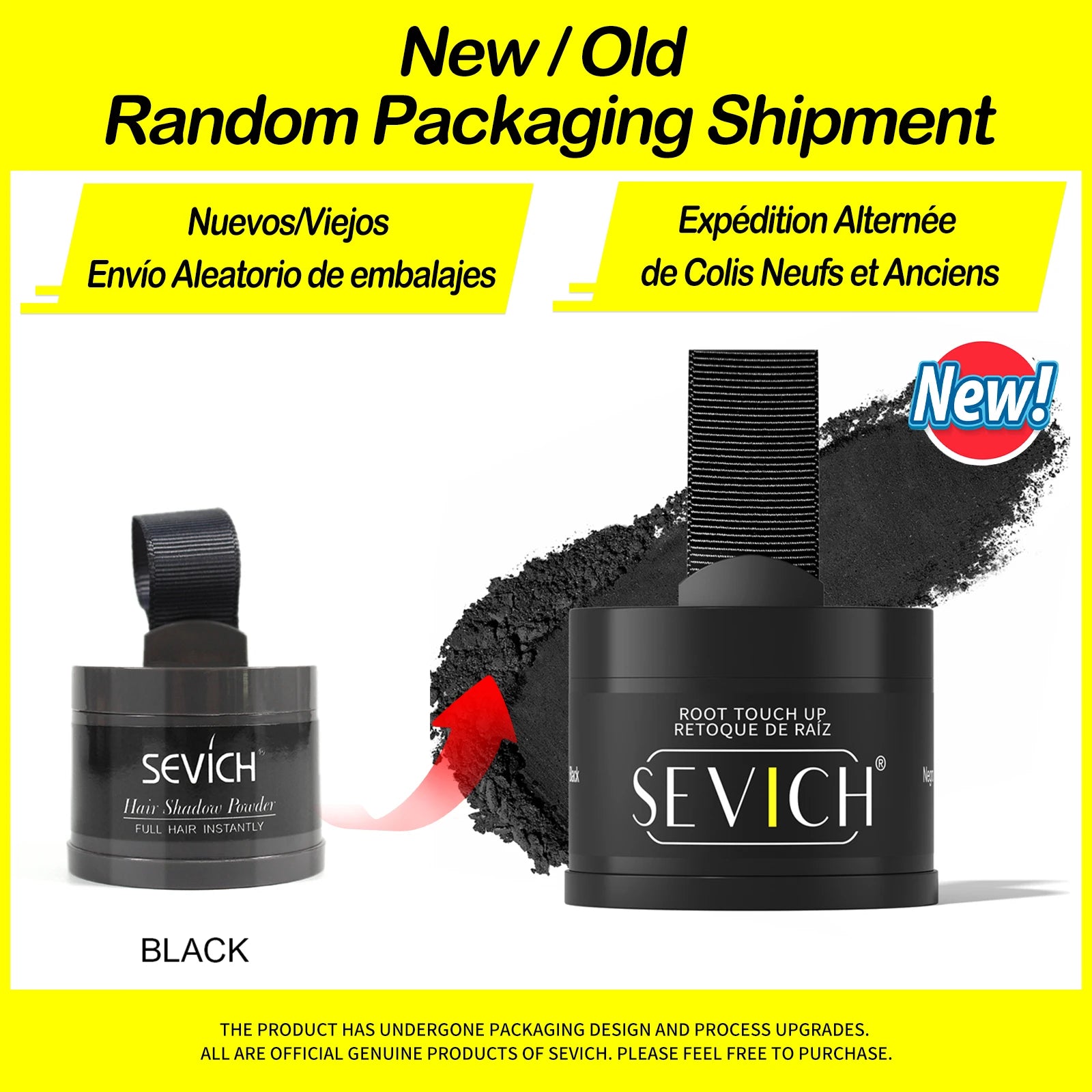 Sevich Hairline Powder 4g – Natural Hair Concealer